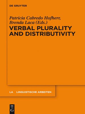 cover image of Verbal Plurality and Distributivity